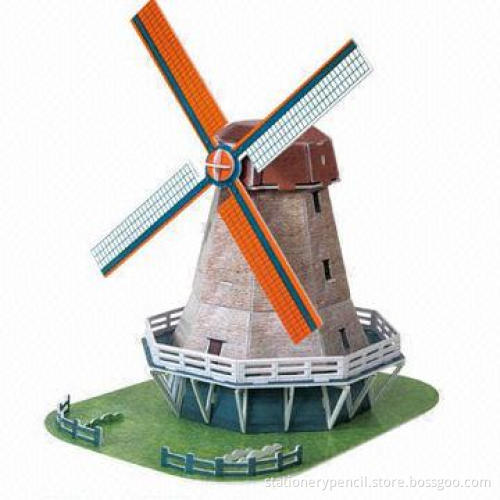 3D Puzzles, Building Model, Made of Paper and Foam